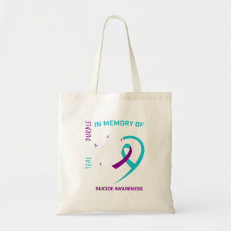 Mens Heart In Memory Of Son In Law Awareness Tote Bag