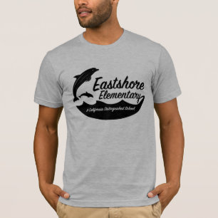 Men's Heather Grey Jumping Dolphin T-Shirt