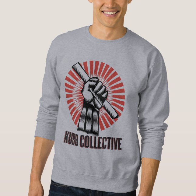 Men's Heather Grey Kubb Sweatshirt (Front)