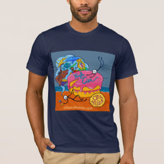 Men's high-quality t-shirt with High on Cake logo