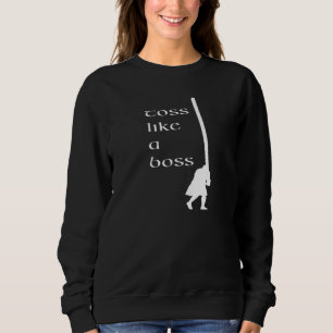 Mens Highland Games Caber Toss like a boss Premium Sweatshirt