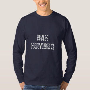 Men's Holiday Shirt Bah Humbug