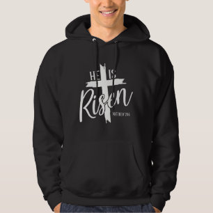 Mens Hoodie He Is Risen