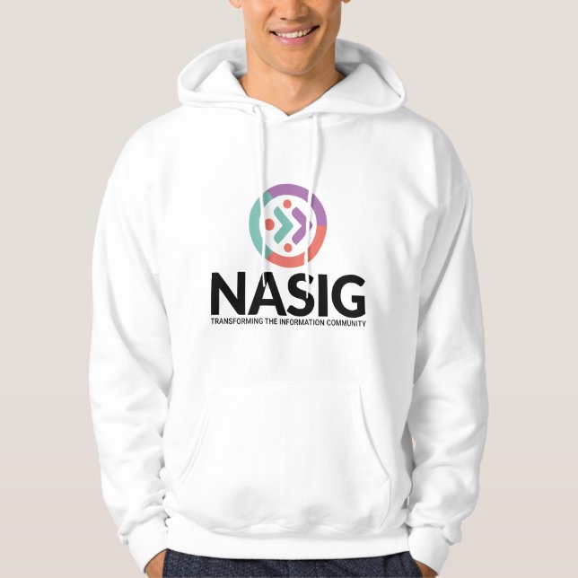 Men's Hoodie with centre logo (Front)