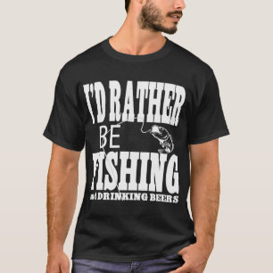 Mens Hooked on Granpappy Fisherman American Flag P T-Shirt
