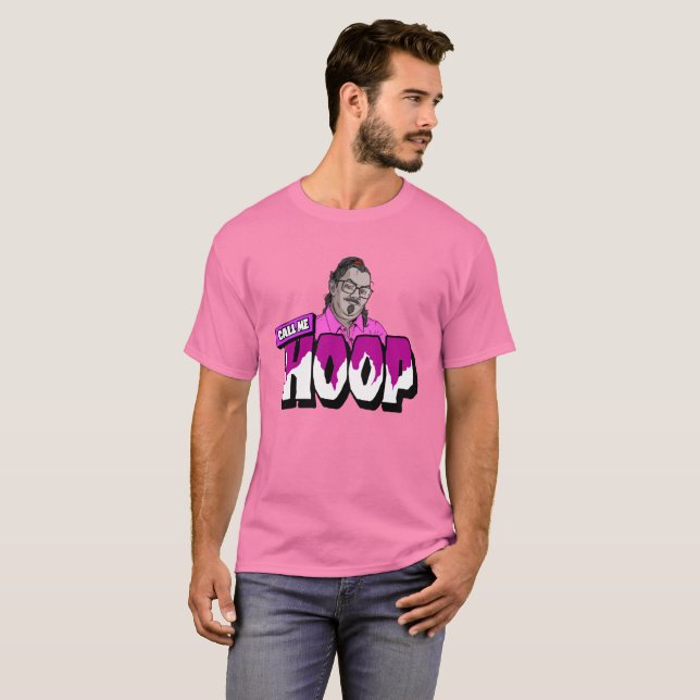 Men's Hoop Pink Shirt (Front Full)