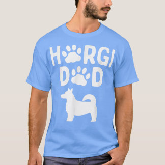 Mens Horgi Dad  Corgi and Husky Dog Mi  T-Shirt