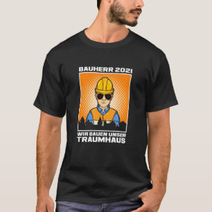 Mens House Builder Craftsman Architect Constructio T-Shirt