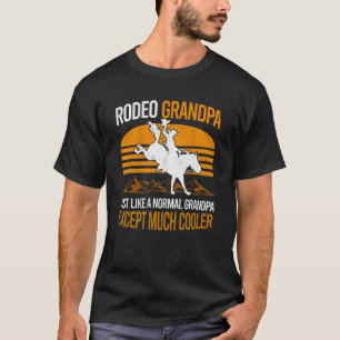 Mens Howdy Horse Rider Rancher Western Grandfather T-Shirt