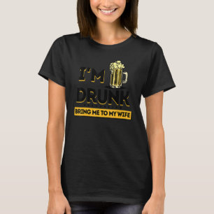 Mens Humourous Statement Beer   Drinking Alcohol P T-Shirt
