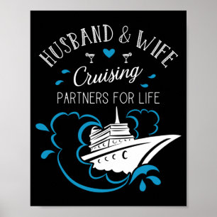Mens Husband And Wife Cruise Partner For Life Poster