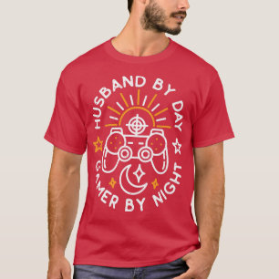 Mens Husband By Day Gamer By NightVideo Games Love T-Shirt
