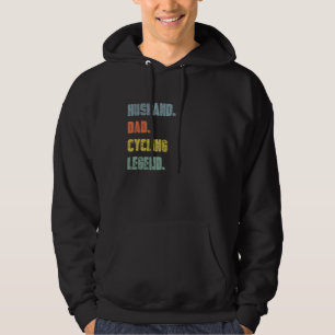 Mens Husband Dad Cycling Legend Vintage Father's D Hoodie