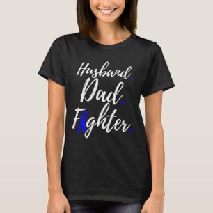 Mens Husband Dad Fighter Alopecia Areata Awareness T-Shirt