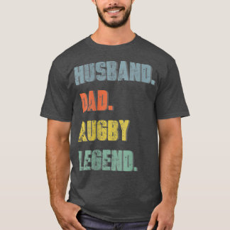 Mens Husband Dad Rugby Legend Vintage Father's Day T-Shirt