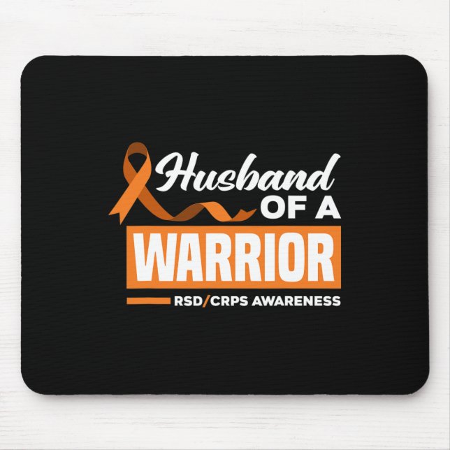 Mens Husband Of A Warrior Support Supporter Rsd Cr Mouse Pad (Front)