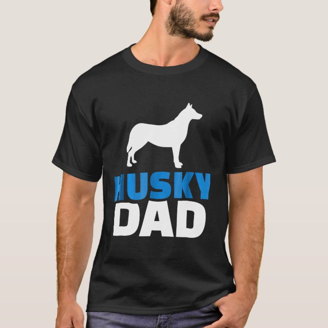 Mens Husky Dad T-Shirt (Front)