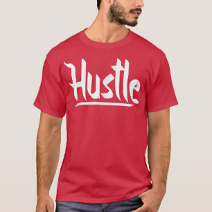 Mens HUSTLE Gym Fitness Workout Bodybuilding Motiv T-Shirt