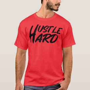 Mens HUSTLE HARD Gym Fitness Workout Bodybuilding T-Shirt