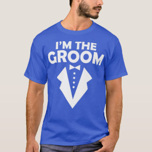 Mens I Am The GroomWedding Bachelor Party  T-Shirt