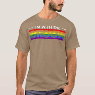 Mens I Am With The Groom LGBT Gay T-Shirt