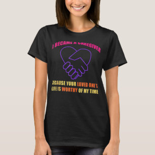 Mens I Became A Caregiver Assistant Nurse Medical  T-Shirt