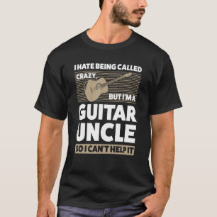 Mens I hate being called guitar dad guitar guitari T-Shirt