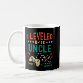 Mens I Levelled Up To Uncle New Uncle Gamer Promot Coffee Mug