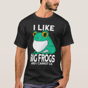Mens I Like Big Frogs and I Cannot Lie Frog catc T-Shirt