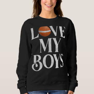 Mens I Love My Boys Croquet Croquet Dad Father's Sweatshirt