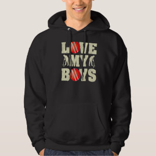 Mens I Love My Boys Croquet  Father's Day Croquet  Hoodie