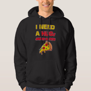 Mens I Need A Huge Amount Of Pizza Pepperoni Carbo Hoodie