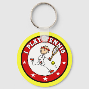 Mens I Play Tennis Tshirts and Gifts Key Ring