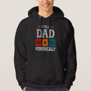 Mens I Tell Dad Jokes Periodically  Retro 4th Of J Hoodie