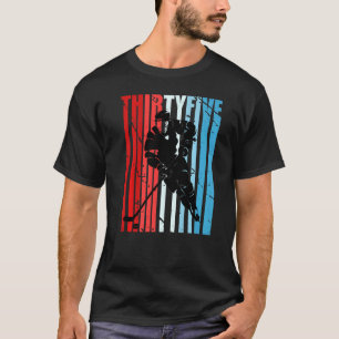 Mens Ice Hockey 35th Birthday Player Motivational T-Shirt