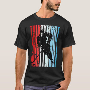 Mens Ice Hockey 38th Birthday Player Motivational T-Shirt