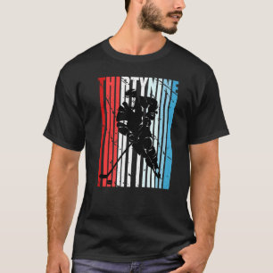 Mens Ice Hockey 39th Birthday Player Motivational T-Shirt