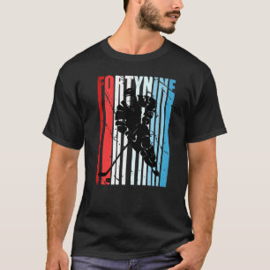 Mens Ice Hockey 49th Birthday Player Motivational  T-Shirt