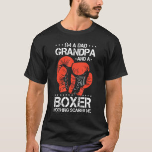Mens Im A Dad Grandpa Boxing Dad Boxing Gloves - B T-Shirt