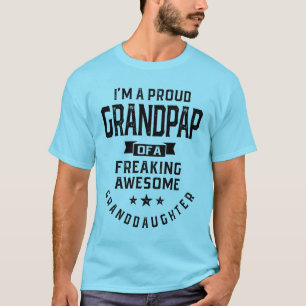 Mens I'm a Proud Grandpap Of A Granddaughter T-Shirt