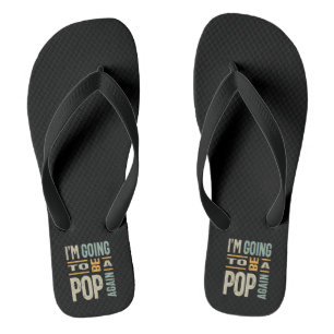 Mens I'm Going To Be a Pop Again Jandals