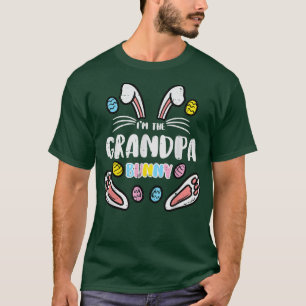 Mens Im Grandpa Bunny Rabbit Easter Family Matchin T-Shirt