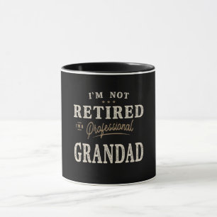Mens I'm Not Retired I'm a Professional Grandad Mug