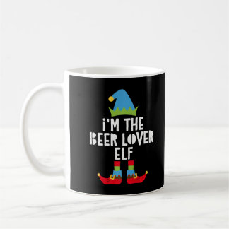 Mens I'm The Beer Lover Elf T-Shirt Matching Chris Coffee Mug