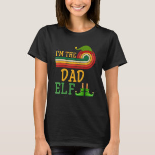 Mens I'm The Dad Elf Matching Group Christmas Part T-Shirt