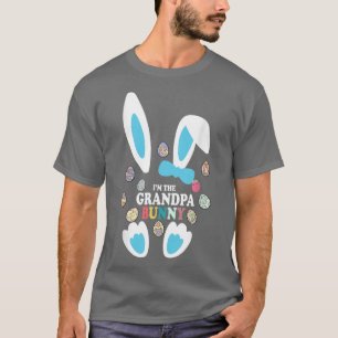 Mens I'm The Grandpa Bunny Matching Family Easter  T-Shirt