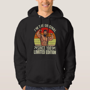 Mens I'm The Original Since 1981 Cool Style Retro Hoodie
