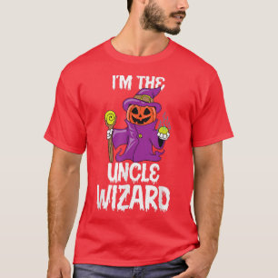 Mens I'm The Uncle Wizard Matching Family Hallowee T-Shirt