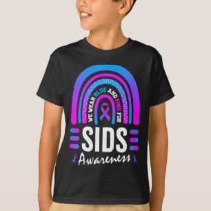 Mens In October Wear Pink Blue For Sids Awareness T-Shirt