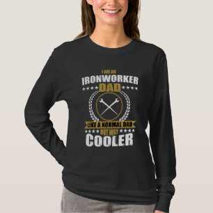 Mens Ironworker Dad Costume For Father T-Shirt